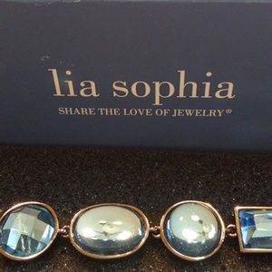 Lia Sophia Blue Stone Bracelet